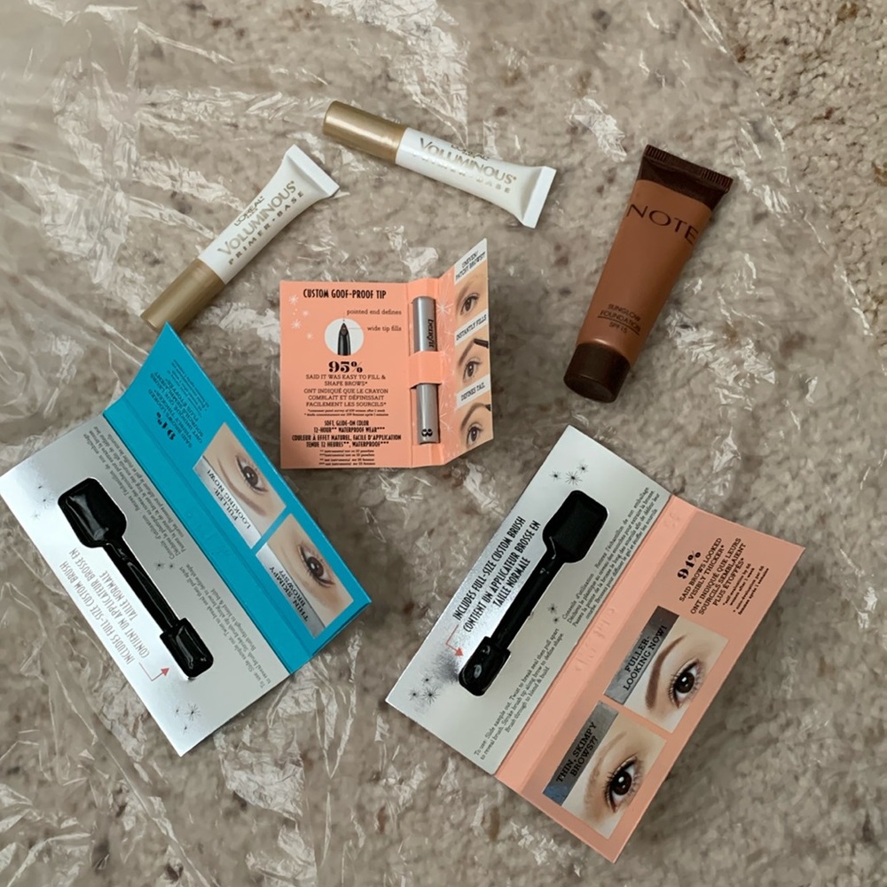 Brow, lash, and face minis bundle